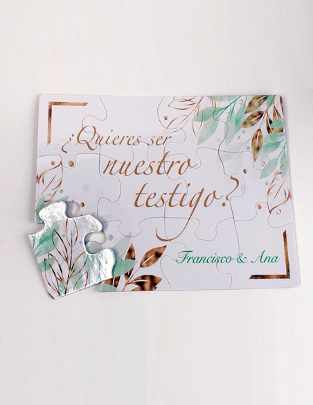 Puzzle Para Testigo - Regalos para Testigos