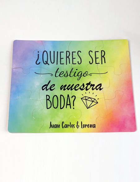 Puzzle Para Testigo - Regalos para Testigos