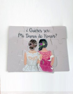 Puzzle Para Dama de Honor 2