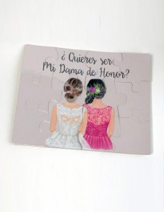 Puzzle Para Dama de Honor