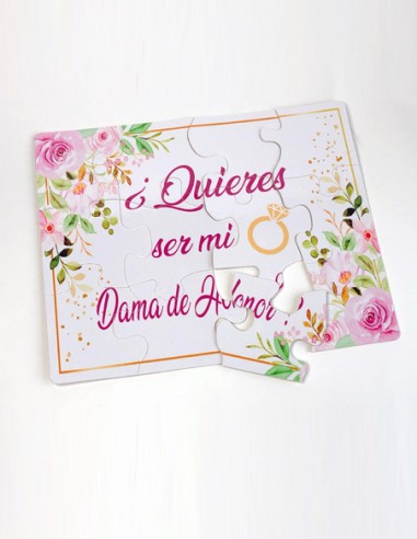 Puzzle Para Dama de Honor