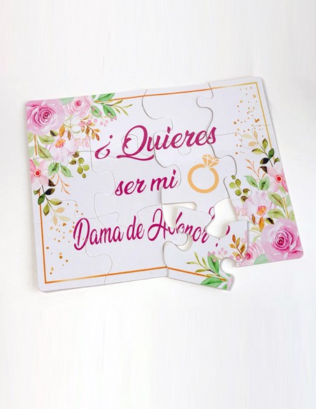 Puzzle Para Dama de Honor
