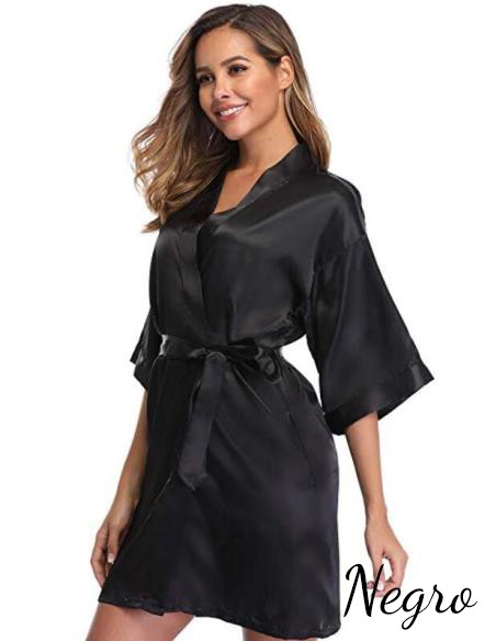 Bata Personalizada con tu Diseño con detalle en parte delantera - Batas y Zapatillas