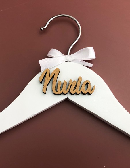 Percha Personalizada Nombre Madera - Perchas