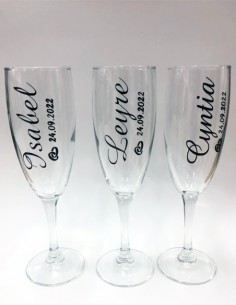 Copa Champán Dama de Honor Personalizada