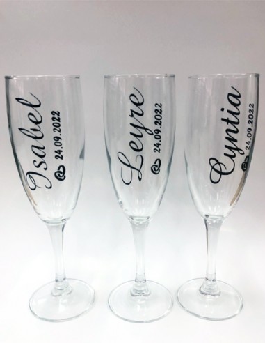 Copa Champán Dama de Honor Personalizada