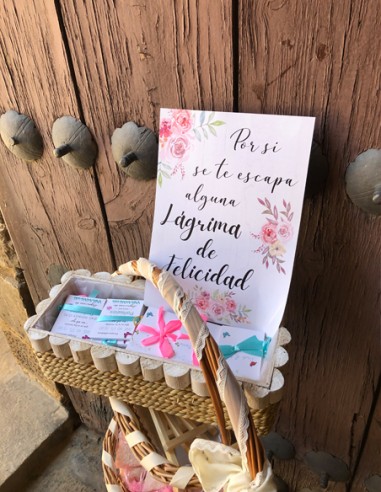 Cartel Lágrimas Felicidad - Carteles de boda