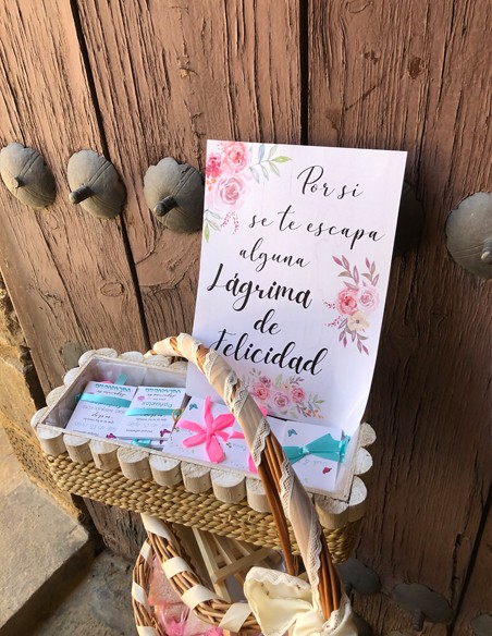 Cartel Lágrimas Felicidad - Carteles de boda
