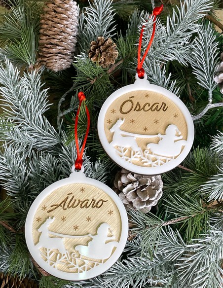 Bola Adorno Navidad Papá Noel - Bolas