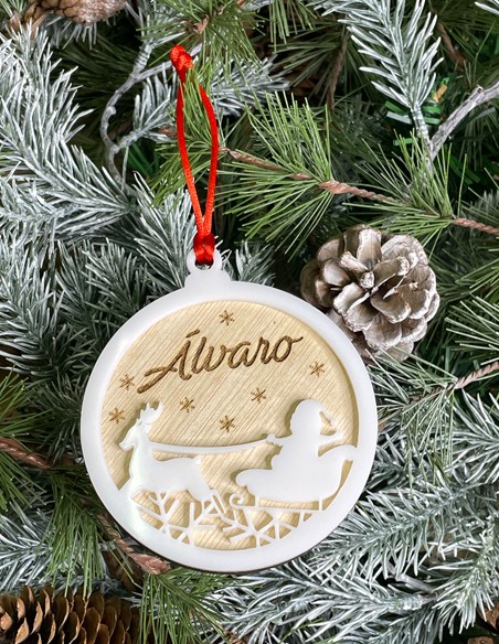 Bola Adorno Navidad Papá Noel - Bolas