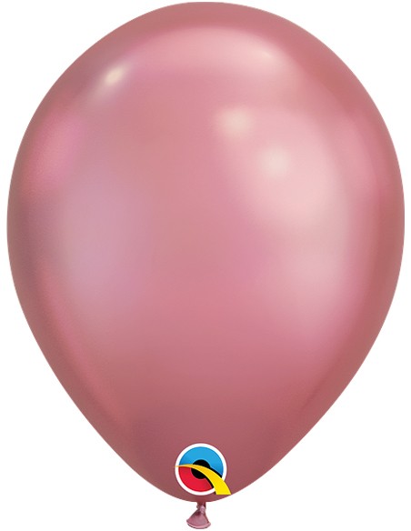Globo Chrome Malva Latex 5 Unidades - Colores Lisos