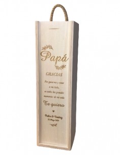 Caja Botella Vino Personalizada
