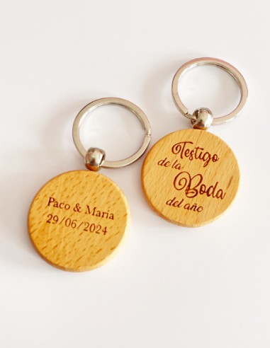 Llavero Testigo Boda - Regalos para Testigos