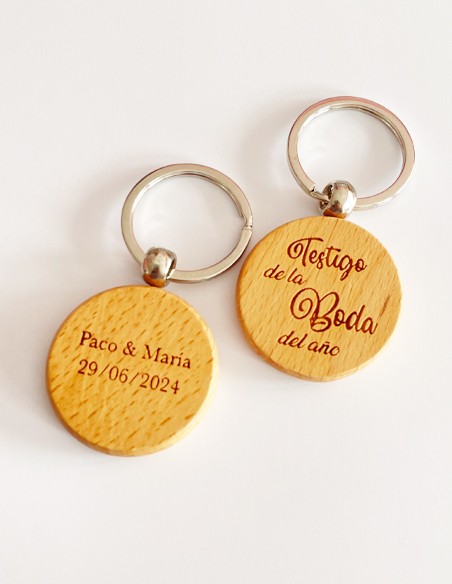 Llavero Testigo Boda - Regalos para Testigos
