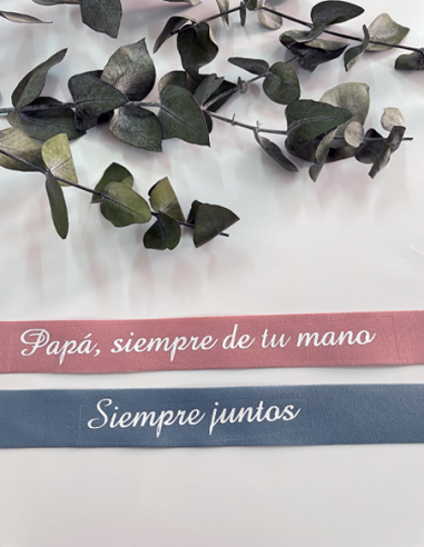 Lazo para ramo de Novia Personalizado - Flores Preservadas