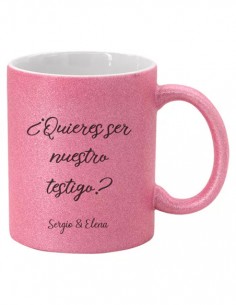 Taza Purpurina personalizada 2