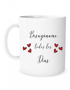 Taza Romántica Pájaros
