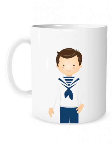 Taza niño Comunión Marinero - Detalles/Regalos