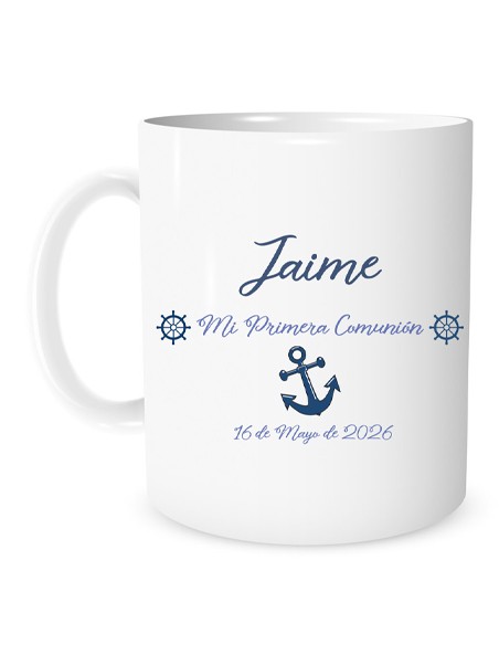 Taza niño Comunión Marinero - Detalles/Regalos