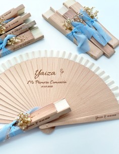 Abanico madera personalizado - Detalles/Regalos