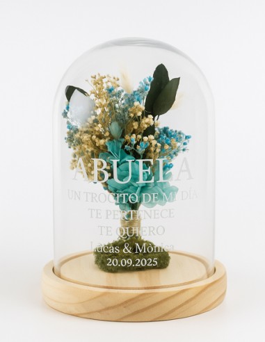 Cúpula flores preservadas - Flores Preservadas