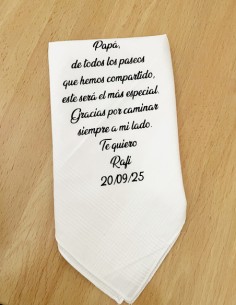 Pañuelo personalizado boda 2