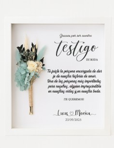 Marco Ramillete Flores Preservadas