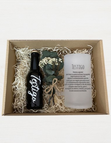 Caja testigo Jarra+Cerveza - Regalos para Testigos