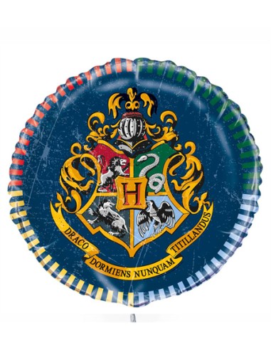 Globo Escudo Hogwarts Harry Potter 46cm - Cumpleaños