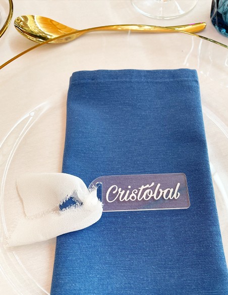 Marcasitios Metacrilato Lazo - Detalles/Regalos