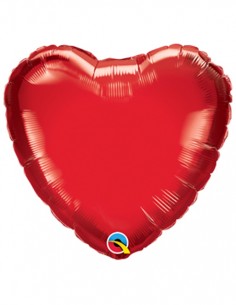 Globo mini corazón rojo 23 cm - Foil