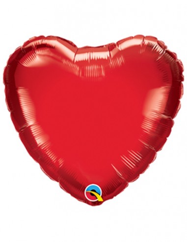 Globo Forma Mini Corazón Rojo 23cm - Globos Con Formas