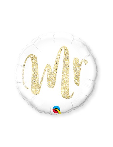 Globo Redondo Mr Glitter 46cm - Globos Redondos