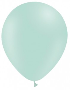 Globo mate verde pastel 13cm - 10 unidades