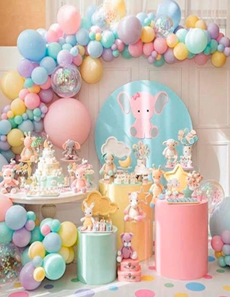 Globo Mate Lavanda Pastel 6 Unidades 30cm - Colores Lisos