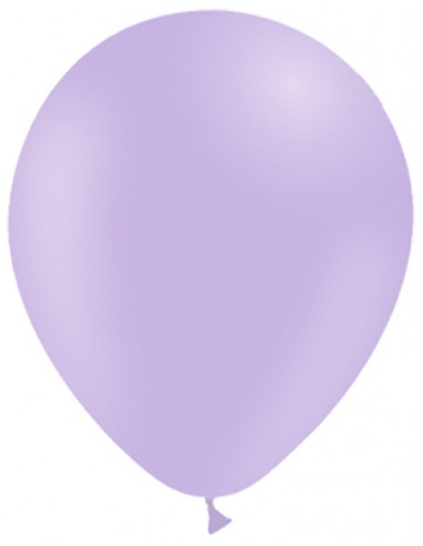 Globo Mate Lavanda Pastel 6 Unidades 30cm - Colores Lisos