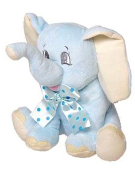 Peluche Elefante Natalicio Azul - Detalles/Regalos