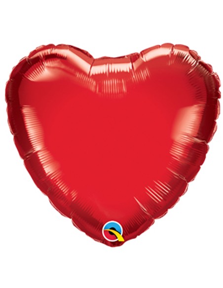 Globo Personalizado Corazón Foil Metalizado 46cm - Globos Con Formas