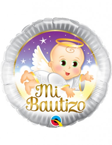 Globo Mi Bautizo Bebé Ángel - Bebé