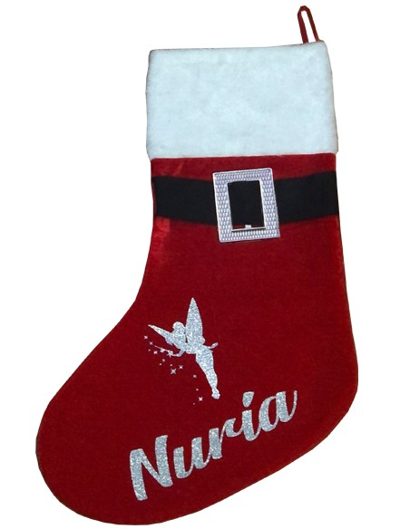 Calcetín Papá Noel Personalizada - Textil