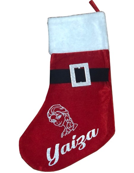 Calcetín Papá Noel Personalizada - Textil