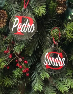Bola Adorno Navidad Metacrilato