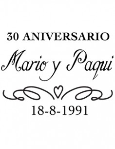 Copa Champán Boda Personalizada Aniversario 2