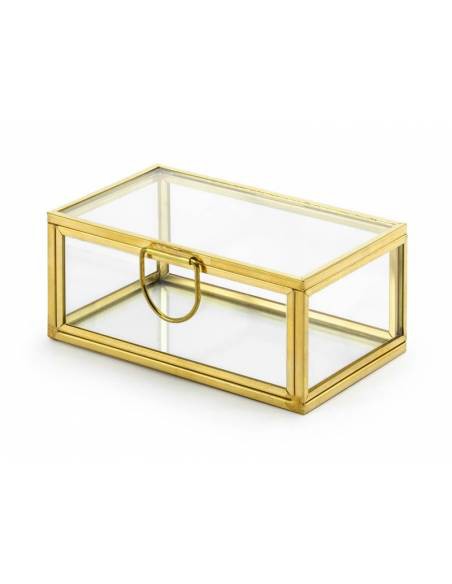 Porta Alianzas Cristal Iniciales - Porta Alianzas y Arras