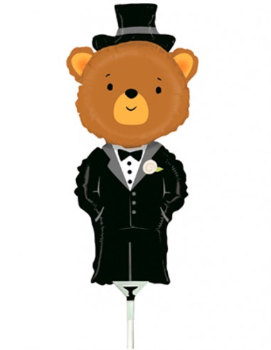 Globo Novio Osito Pequeño - Boda
